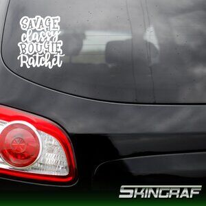 Savage Classy Bougie Ratchet - 5.75" Vinyl Decal